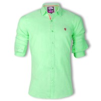 ZINC Premium Slim Solid Oxford Cotton Casual Shirts  ZINC129