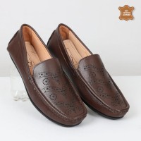 Pure Leather Comfortable Crafted Designed Loafer Shoes - ZSA-33