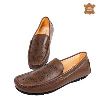 Pure Leather Comfortable Crafted Design Loafer Shoes - ZSA-41