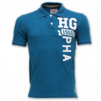 Abercrombie & Fitch Polo Shirt SB02P Ocean Blue