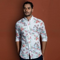 OBTAIN Premium Slim Fit Printed Casual Shirt OL5233