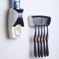 Touch me Automatic Toothpaste Dispenser & Toothbrush Holder