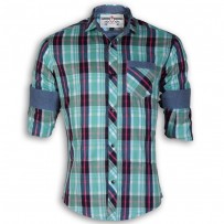 DEVIL Pure Cotton Casual Check Shirt DE122