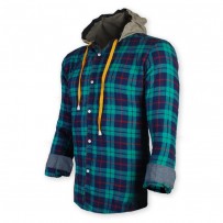 Devil Light Flannel Hooded Shirt DE721
