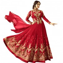 Ayesha Takia Embroidered Red Anarkali Suit WF087