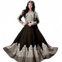 Exclusive Eid Special Ayesha Takia Abaya Style Black Anarkali Suits WF004