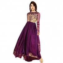 Exclusive Eid Special Purple Abaya Style Anarkali Suit WF012