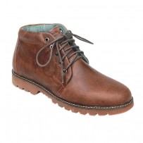 Chocolate Full Leather Casual Boot FFS425