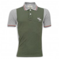Abercrombie & Fitch Polo Shirt MH34P Belge & Black 