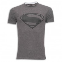 Super Man Round Neck T - Shirt SB10 Grey