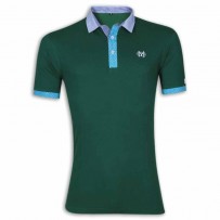 Stylish Polo Shirt YG09P Sea Green