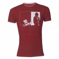 Yo Mama Round Neck T – Shirt YG33  Dark Red