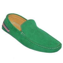 Stylish Men`s Loafer Green H807-3