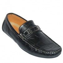 Crocodile Leather Print Loafer AS203