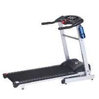 Jada JS 4300 Motorized Treadmill - Silver & Black