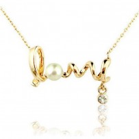 Gold LOVE Fashion Necklace