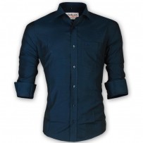 LAVELUX Premium Slim Solid Cotton Formal Shirt LMS151