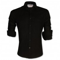 LAVELUX Premium Slim Solid Cotton Formal Shirt LMS414