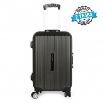 PRESIDENT 20 inch Hard Case Travel Luggage On 4-Wheels Suitcase DARK GREY PBL734