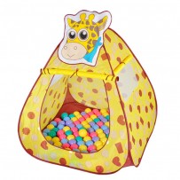 My Dear Baby Giraffe Ball House With 50 Soft Flex Balls AJC209