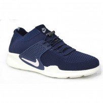 Blue Fabric Sneakers Shoe for Men FFS703