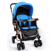BAOBAOHAO C3 Two Way Baby Stroller Cum Rocker BBH109 - Blue