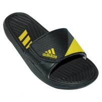 Stylish Adidas Slipper EP204 Black With Yellow