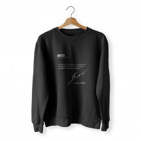 Motivational Quote from Messi with Signature HD Print Sweatshirt AMQS004