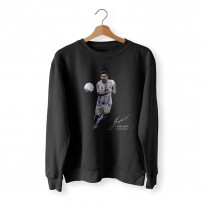 Messi Action with Signature HD Print Sweatshirt AMS006