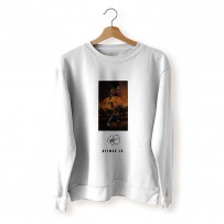 Neymar Poster with Sign HD Print White Sweatshirt NPS024B