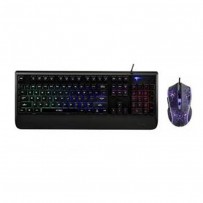 Rapoo V110 Backlit Gaming Keyboard and Optical Gaming Mouse Combo Black