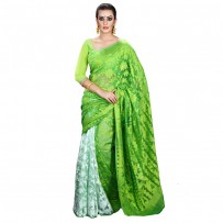 Eid Exclusive Muslin Silk Jamdani Saree TS4858