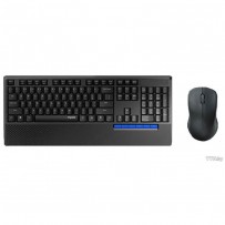 Rapoo X1960 Wireless Optical Mouse & Keyboard Black