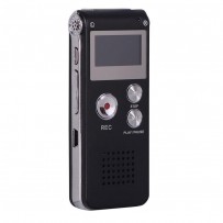 Digital Rechargeable Voice Recorder Dictaphone MP3 Player USB WAV & Microphone Speaker (8GB Memory)