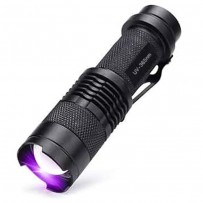 UV LED Flashlight - Zoom Focus 365nm Blacklight