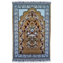 BEST Janamaz :  Plush Velvet Muslim  Prayer Rug From Turkey RS195