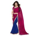 Fabulous Vinay Saree DO12 Burgundy Blue