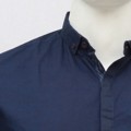 Pure Cotton Casual Shirt RS02S Navy Blue
