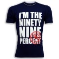 .Ninety Nine Round Neck T - Shirt YG07 Black