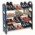 New Stackable 4-Tier Expandable Shoe Rack