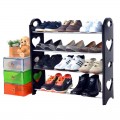 New Stackable 4-Tier Expandable Shoe Rack