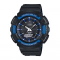 Casio Men's Black Dial Silicone Band Watch AD S800WH 2A2VDF