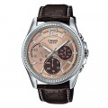 Casio Enticer Analog Brown Dial Women's Watch MTP E305L 5AVDF