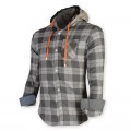 Devil Light Flannel Hooded Shirt DE724