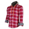 Devil Light Flannel Hooded Shirt DE725