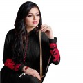 Drashti Dhami Black Georgette Anarkali Suit WF050