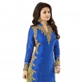 Drashti Dhami Silk Long Anarkali Suit WF069