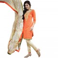 Exclusive Eid Special Orange Embroidery Dwsigner Salwar Suits WF018