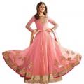 Eid Special Urvashi Rautela Designer Pink Floor Length Anarkali Suits WF003