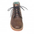 Chocolate Full Leather Casual Boot FFS403